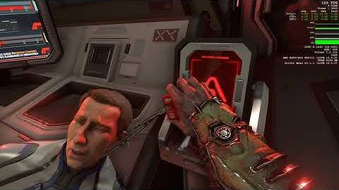 DOOM Eternal - Mars Core (Intro) on Linux! w/metrics Lossless Quality