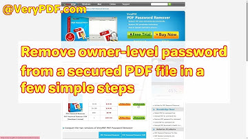 Remove owner-level password from a secured PDF file in a few simple steps