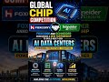 Global Chip War Intensifies 🔥 Foxconn &amp; Schneider AI Data Center Deal #shorts #ai #chip #data