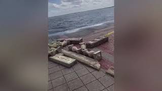 Damage to Memorial Park in Jacksonville, Florida - Hurricane Irma
