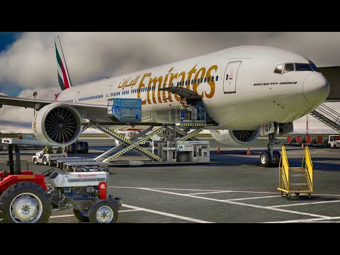 航空機・ヘリコプター Emirates Boeing 777-300ER Emirates to Fly World's Largest Twin-Engine Cargo Jet