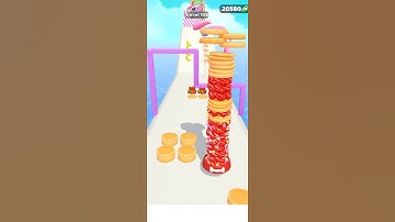 Pancake Run Gameplay All Levels iOS,Android Mobile Walkthrough Game Cake Run New Level 108