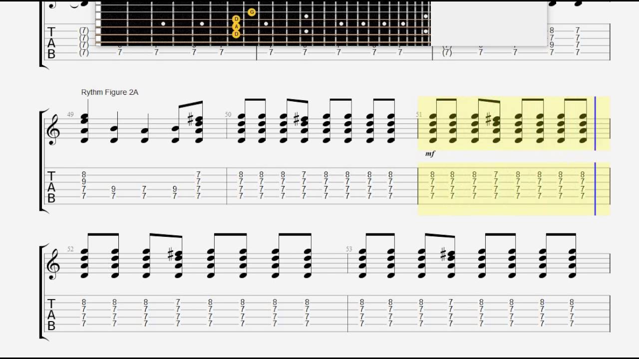 Black Crowes The By Your Side GUITAR 2 TABLATURE - YouTube