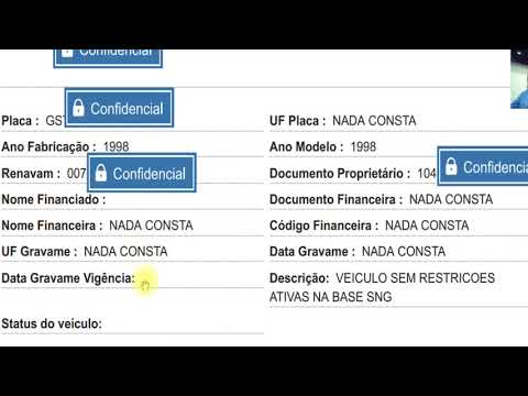 VEICULO SEM RESTRICOESATIVAS NA BASE SNG sem gravame