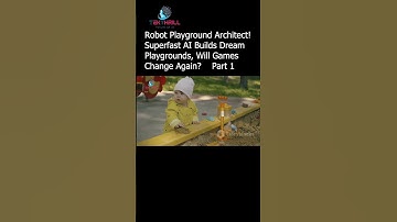 Robot Playground Architect! Superfast AI Builds Dream Playgrounds, Will Games Change Again? Part 1