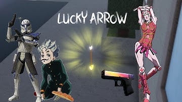 [YBA] Using lucky arrow with friend (got bad skins)