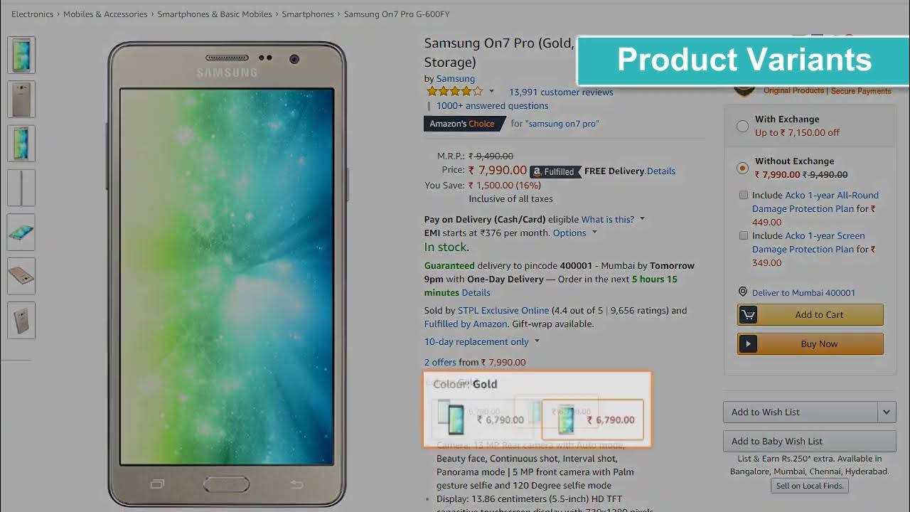How to Use the Detail Page in Amazon Easystore by MFins in English
