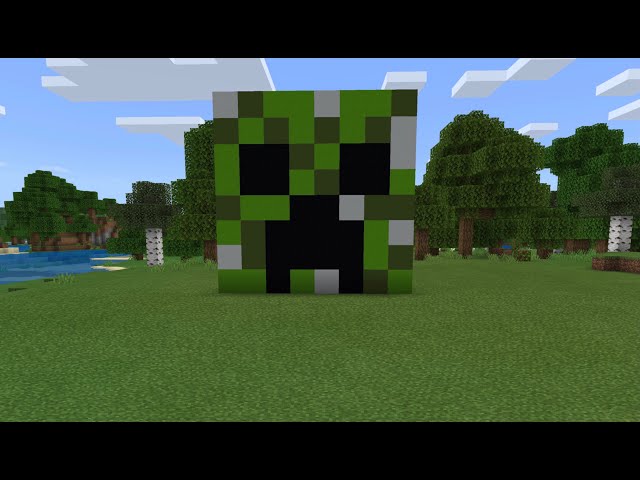 Minecraft Tutorial: How To Make A Creeper (Detailed) 