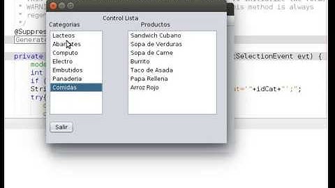JList Asociadas con MySql y Java Netbeans