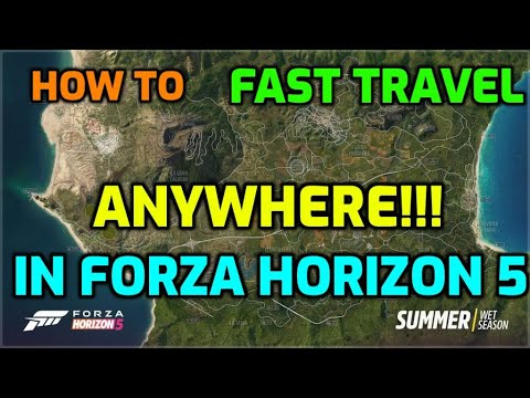 How to Fast Travel ANYWHERE in Forza Horizon 5 - YouTube