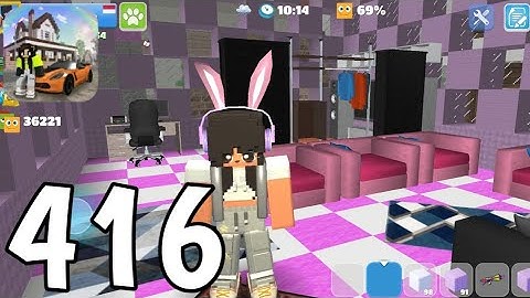 School Party Craft - New Update: Simple Pink House Garage Part 2 - Gameplay Walkthrough Part 416