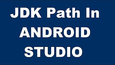 How to set JDK path in Android studio step by step..