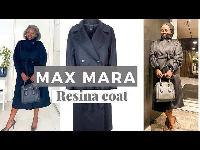 コート MAX MARA 25FW Black Regina Wool Coat RESINA 013 sddefault.jpg