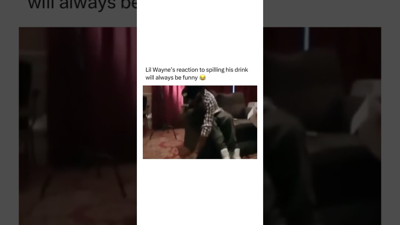 Lil Wayne S Reaction To Spilling His Drink Shorts Lilwayne