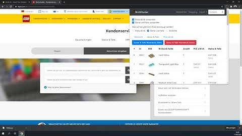 BrickHunter v0.3.0: Steine & Teile Bestellen