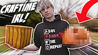 VYŘEZÁVÁME DÝNI Z MINECRAFTU!!!|Craftíme IRL#2/w@Morryeej a @lipomeister|