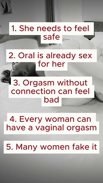 5 things about female orgasm