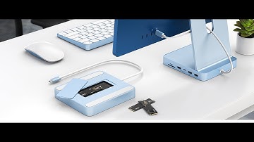 Minisopuru multi-color USB C Dock for iMac 24 inch with M1/M3/M4 chip