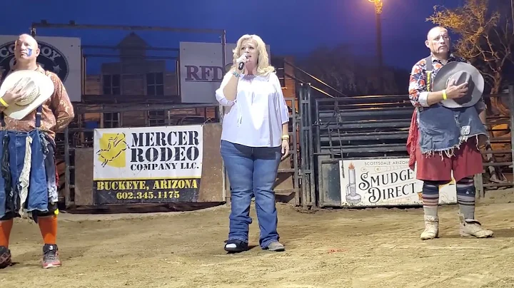 National Anthem performed by Dana Matthews-McNeil.