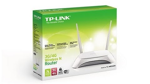 TL-MR3420 3G/4G Wireless N Router unbox and review