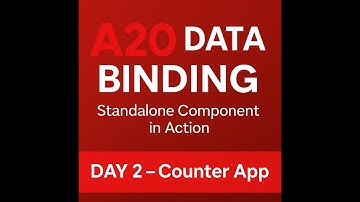 Angular 20 Data Binding Explained | Counter App in Standalone Component – Day 2 | Sandip Jaiswar