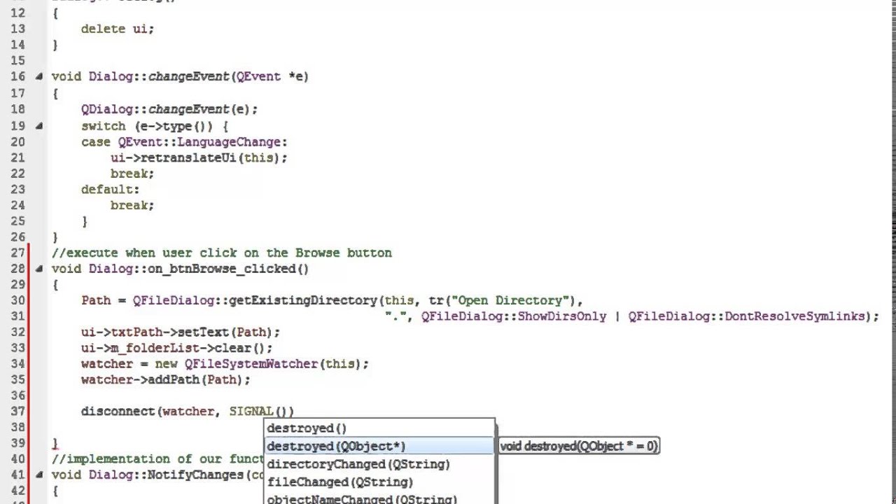 Qt Folder Monitor YouTube