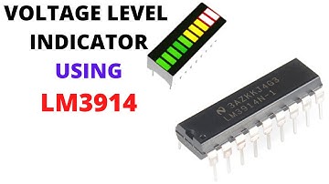 12 V BATTERY LEVEL INDICATOR USING LM3914 | lm3914 projects | lm 3914 vu meter | lm3914 uses