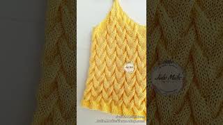 💛 Cable knit tank top knitting pattern 💛  #knittingpattern #knittingcharts #knittingdesigns #crochet