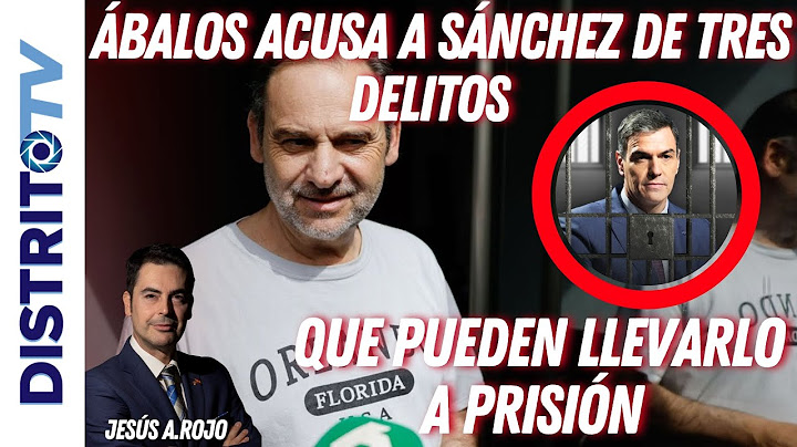 🔴 JESÚS Á. ROJO: ÁBALOS ACUSA A SÁNCHEZ DE TRES DELITOS GRAVÍSIMOS QUE PUEDEN LLEVARLO A PRISIÓN 🔴