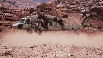 UH60 Landing simulation|Unreal Engine5.1|Lumen|