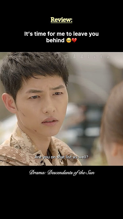 Her name was on the list 🥺😬#descendantsofthesun #songjoongki #youtubeshorts #shorts #kdrama