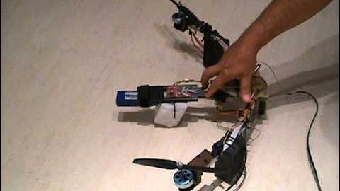 Bi-copter tests, new configuration