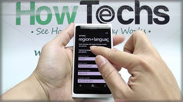 How to Change the  Language on Nokia Lumia 800