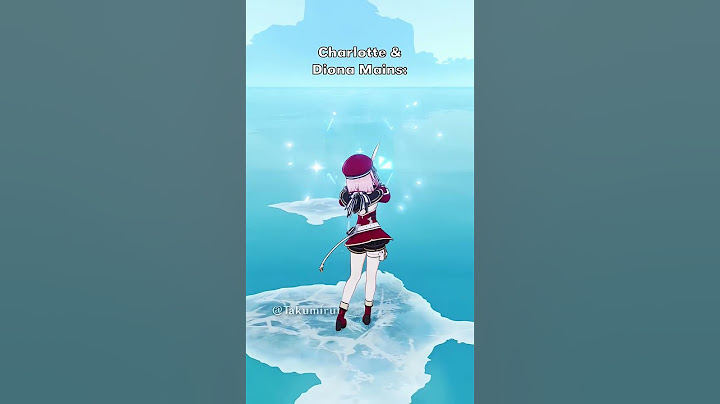 Genshin Impact Charlotte And Diona Mains Really Love The Challenging Ice Bridge