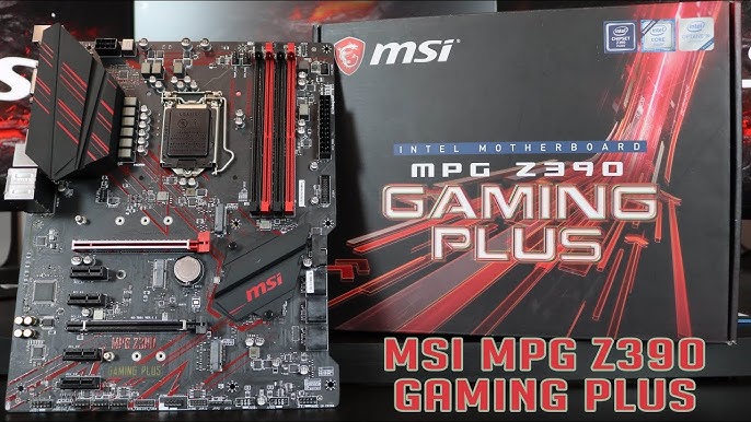 Carte mère MSI MPG Z390 Gaming Plus ATX
