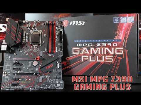 MSI MPG Z390 Gaming Plus - unboxing