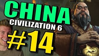 Civilization 6 :China Gameplay - Part 14 [Civ 6 Let’s Play] Leader Qin Shi Huang Strategy!