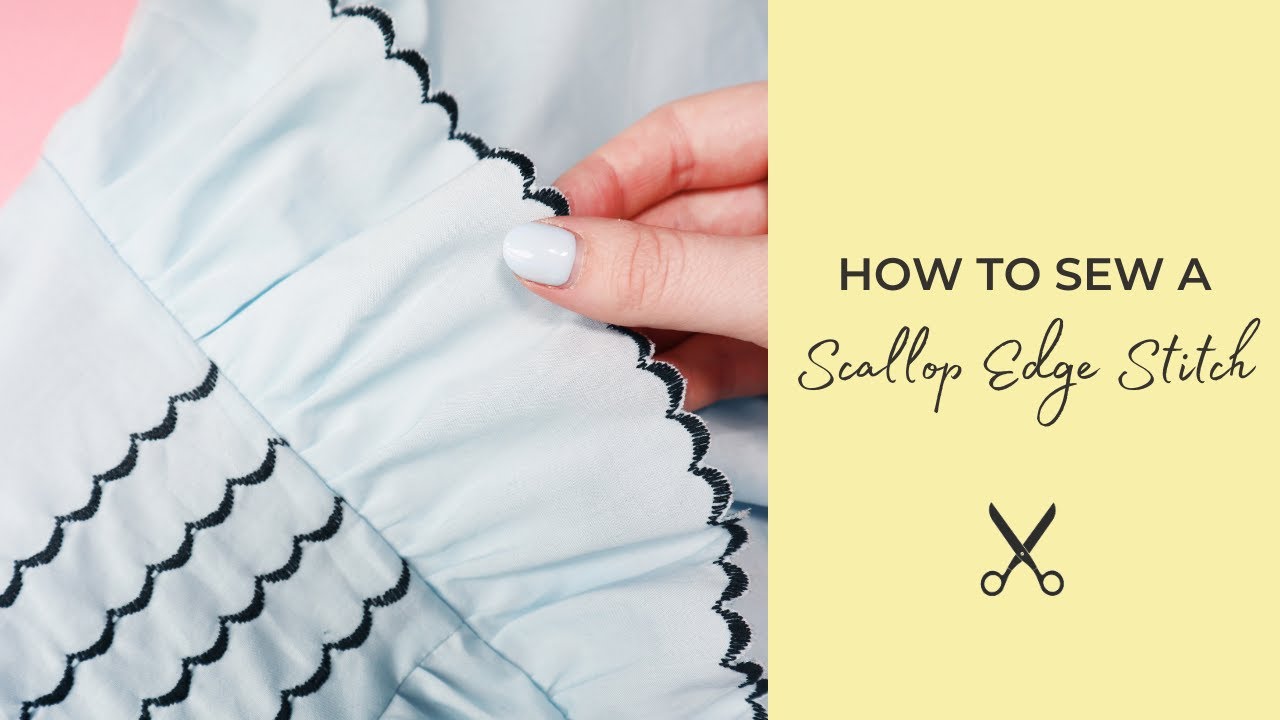 Scallop Stitch - Complete Singer Stitch Guide