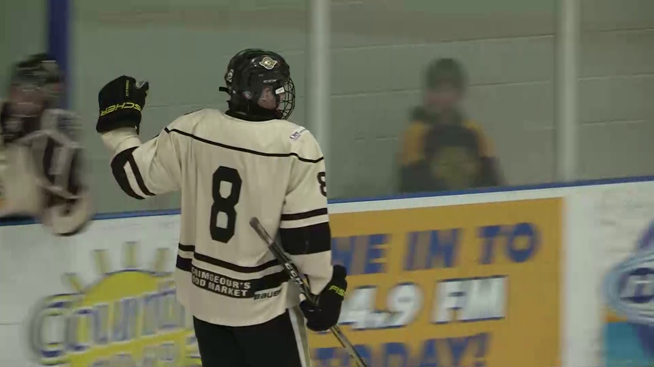 PJHL 201819 Schomberg Cougars vs. Goderich Flyers (11/04/18) YouTube