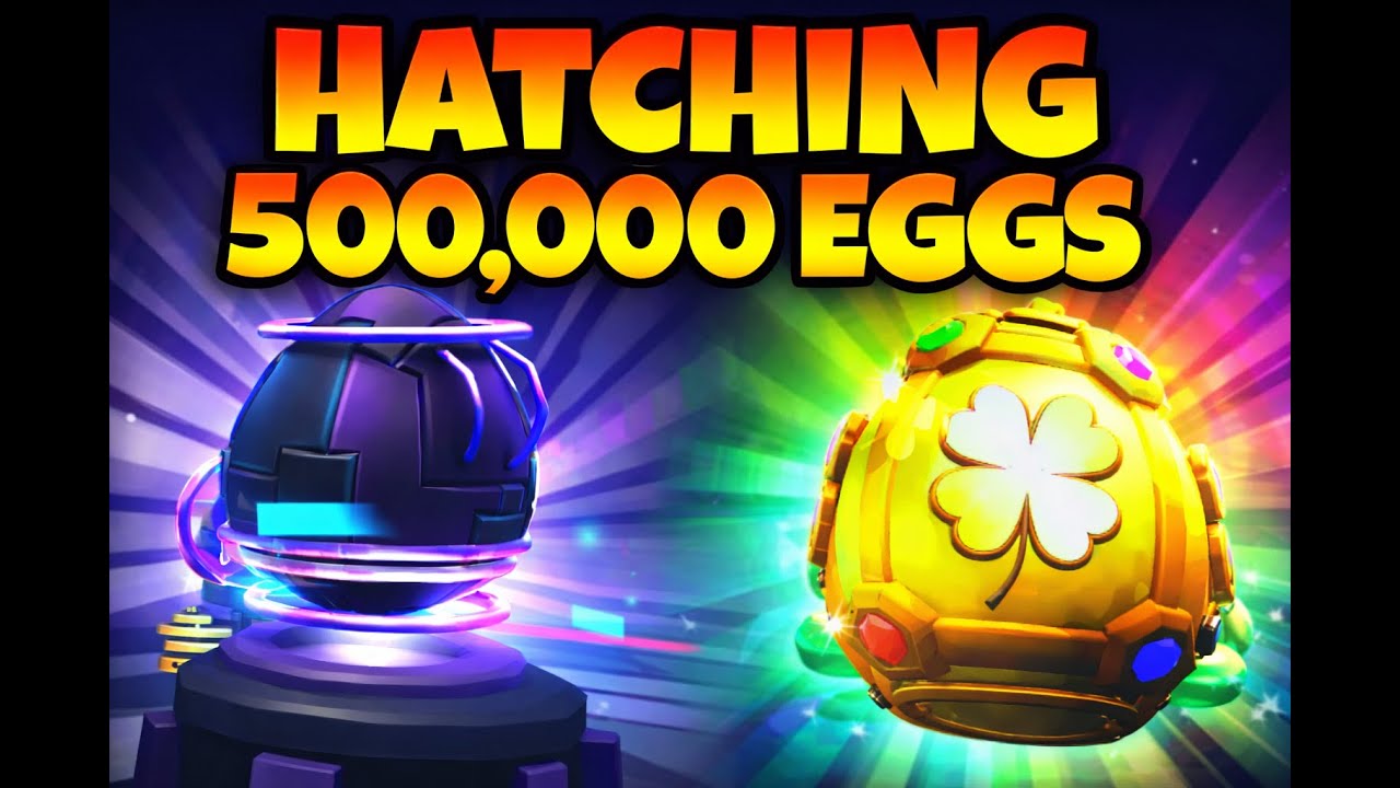 Hatching 500.000 eggs in tap simulator