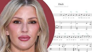 MUSE, Ellie Goulding — Hush — Piano Sheet Music $3 [4K]