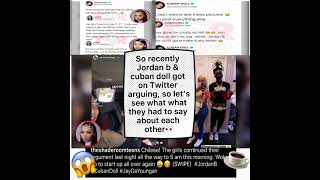 Must Watch Jordan B And Cuban Doll Are At It Again