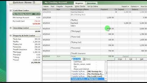 How to budget a paycheck in Quicken