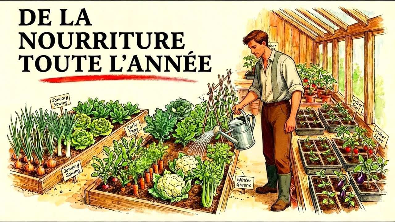 Plantez ces 17 cultures en janvier — nourrissez votre famille pendant 12 mois