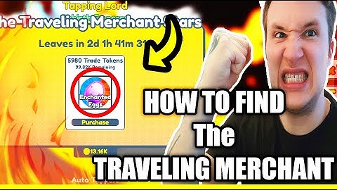 👍 How To Find The NEW TRAVELING MERCHANT In Tapping Simulator Update 7 👍