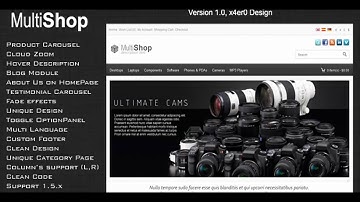 MultShop Premium OpenCart Theme | Themeforest Website Templates and Themes