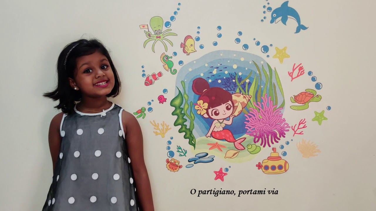 Bella Ciao_5 Year Old Indian Girl Singing_Tribute to Money Heist