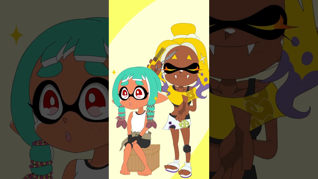 どの髪型か迷う! #SplatoonRaiders #スプラトゥーンレイダース #splatoon3 #スプラトゥーン3 #splatoonraiders