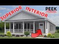 IT'S CRAZY!! This modular home has a "SUPERIOR INTERIOR!" No joke, see for yourself! Home Tour