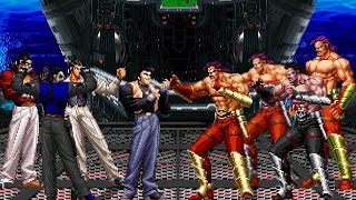 [KOF Mugen] Memorial | Robert vs Krauser [ 4vs4 ]